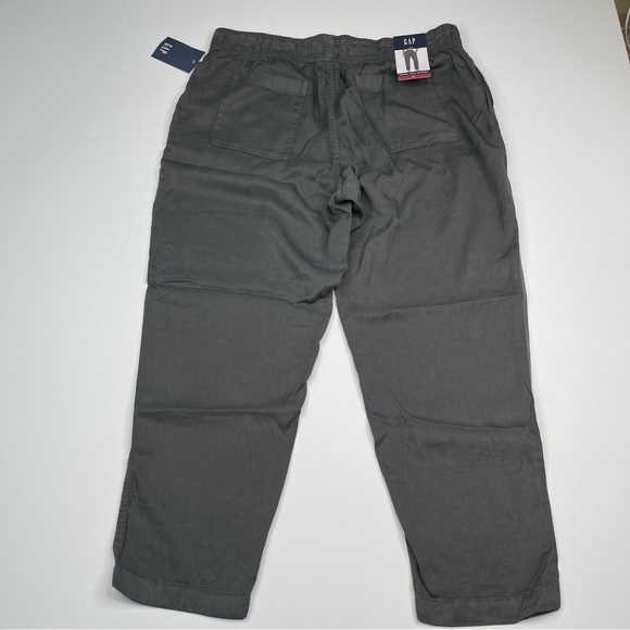 Gap Tencel Lyocell Pullon Pants Grey Beachy Comfy Resort Vacation Casual New XL - Picture 6 of 15